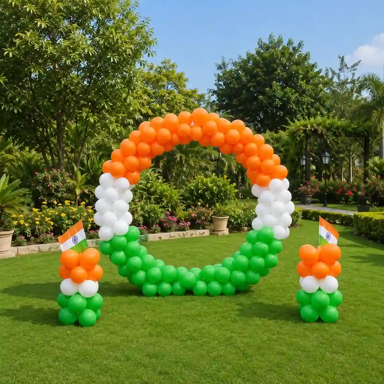 Simple Independence Day Ring Decoration